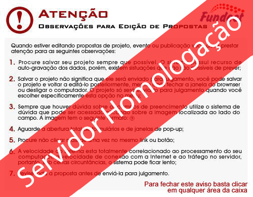 Poster de Observações do Projeto